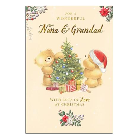 Nana & Grandad Forever Friends Christmas Card